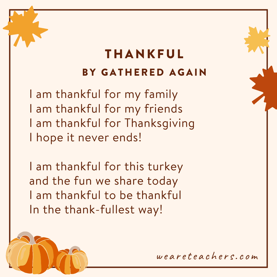 Happy Thanksgiving Thought Experiment 2 Happy Thanksgiving Poem Image